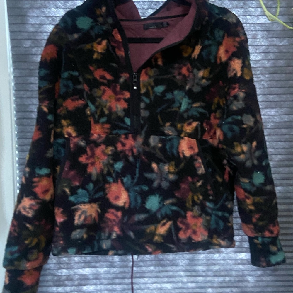 Prana Multicolor Floral Pullover